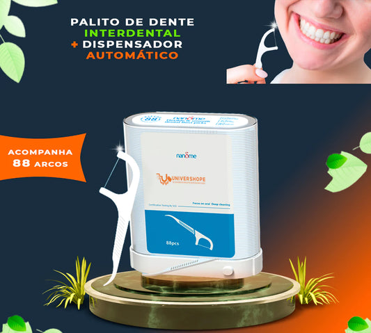 Palito de Dentes 2 em 1 - Descubra o Segredo para um Sorriso Mais Saudável e Fresco