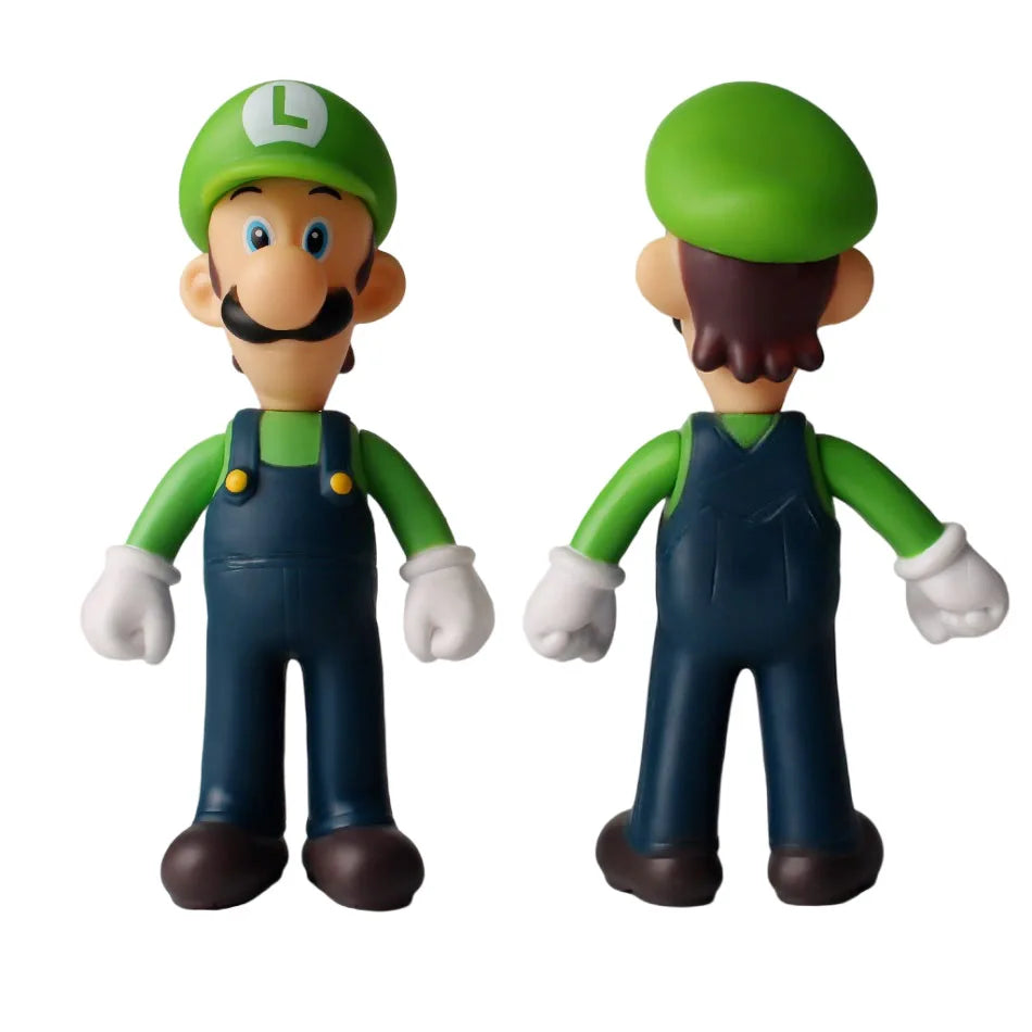 Kit de 3 Peças Super Mario Bros, Luigi, Yoshi Anime 14cm - univershope