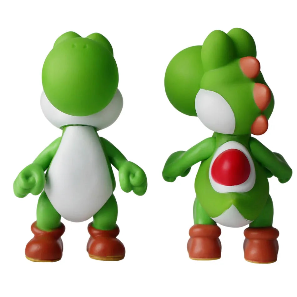 Kit de 3 Peças Super Mario Bros, Luigi, Yoshi Anime 14cm - univershope