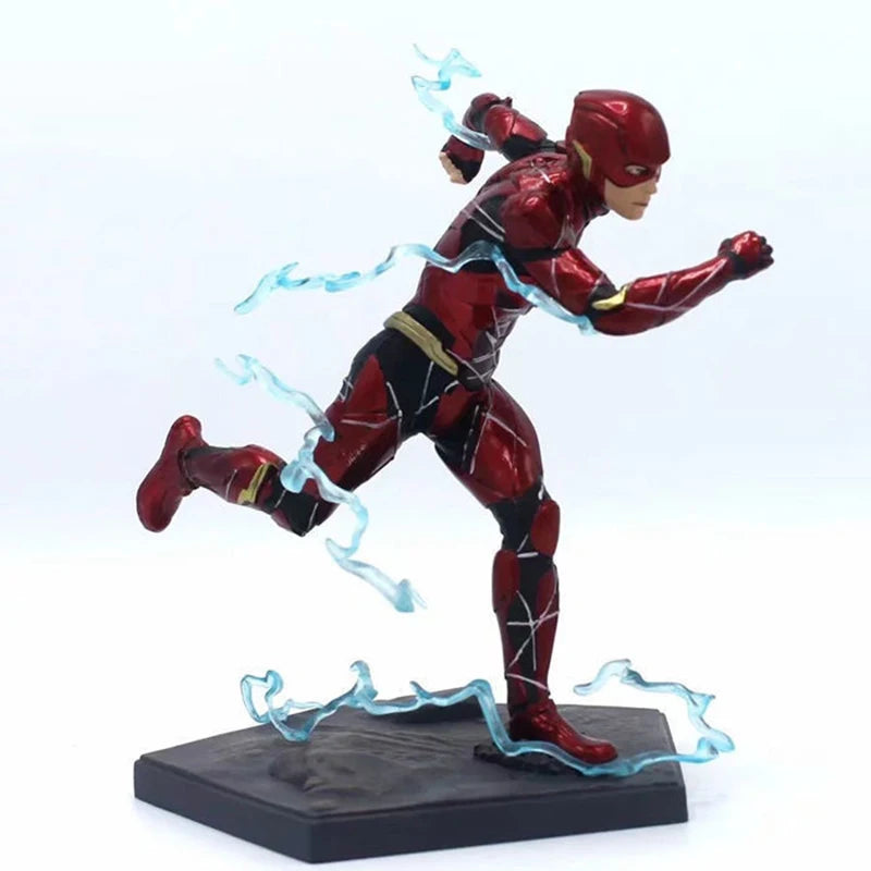 Flash Figura de 16cm da Liga da Justiça com Postura de Corrida - univershope