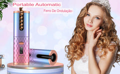 Modelador de Cabelo Automático Sem Fio - univershope